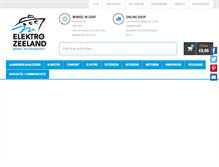 Tablet Screenshot of elektro-zeeland.be